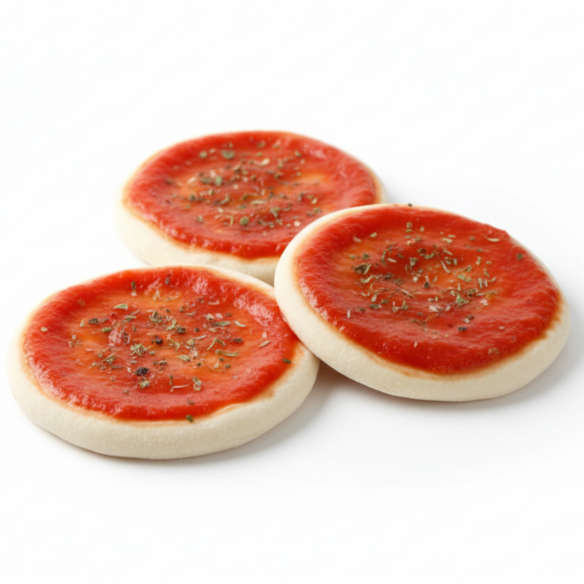 mini cocktail tomato pizza bases